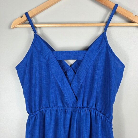 Flying Tomato Royal Blue Long Pant Sleeveless Jumpsuit - Picture 7 of 7